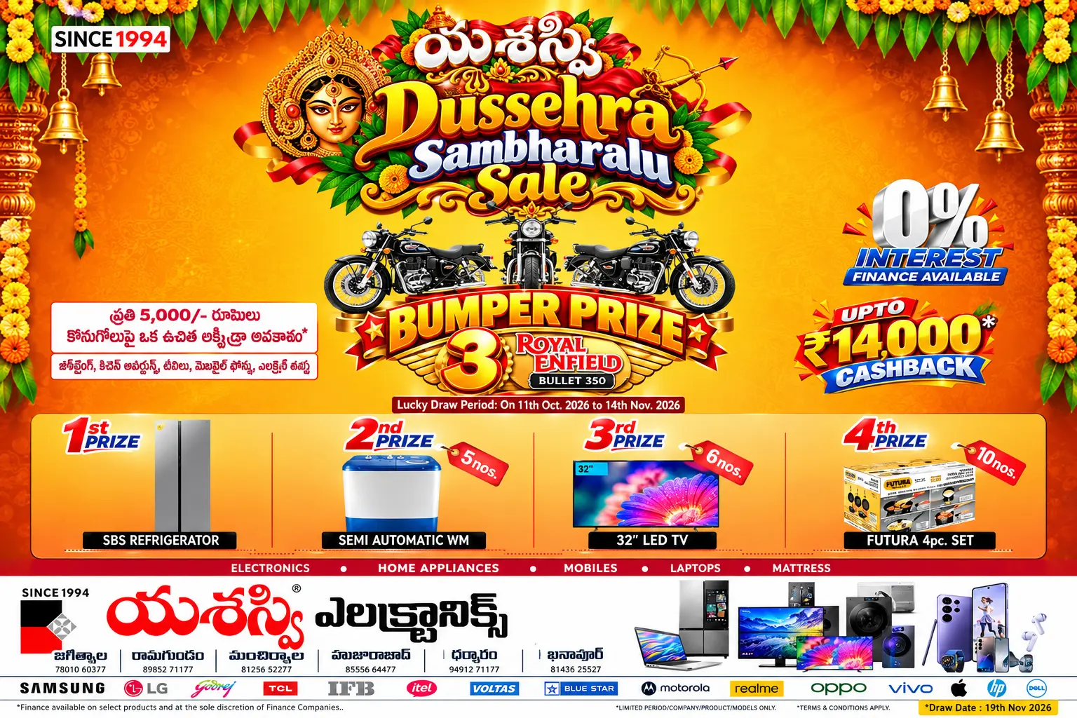 Dussehra Offers 2026: Appliance Buying Guide & Yashaswi Deals
