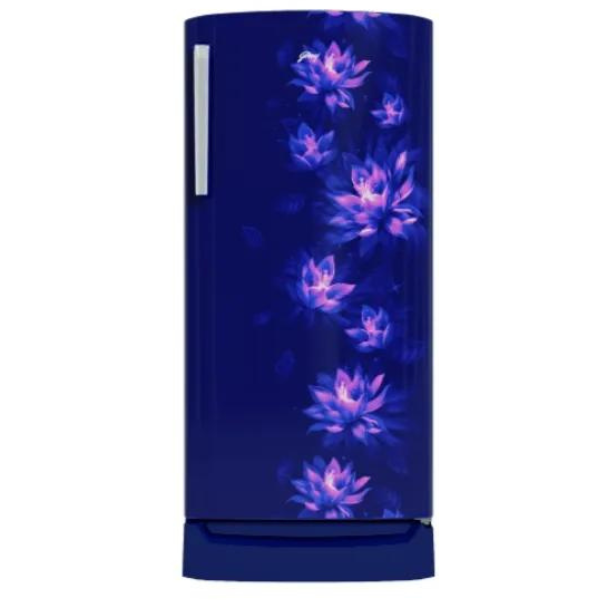 Godrej Single Door Refrigerator 183 Litres 2 Star RD ERIOPLS 205B THF SS BL Sunset Blue | Turbo cooling technology Toughened Glass Shelf Largest Freezer Advanced capillia