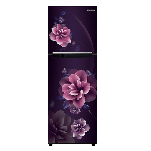 Samsung 236L 2 Star Digital Inverter Frost-Free Double Door Refrigerator Appliance (RT28C3022CR/NL,Camellia Purple