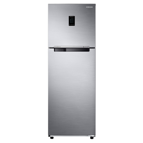 Samsung 322L 2 Star Inverter Frost-Free Convertible 5 In 1 Double Door Refrigerator Appliance (RT37C4522S8/HL,Elegant Inox 2023 Model)