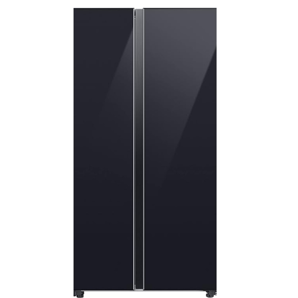 Samsung 653L Convertible 5 In 1 Digital Inverter Side by Side Refrigerator Appliance, (RS76CB811333HL, Glam Deep Charcoal)