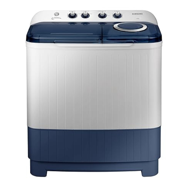 Samsung 7 kg, 5 star, Semi-Automatic Top Load Washing Machine (WT70C3200LL/TL, Air Turbo Drying, Light Gray, 2023 Model)