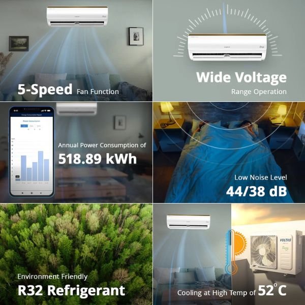  Voltas 1.5T SAC 185V Vertis Smart Elite Gold (IN)
