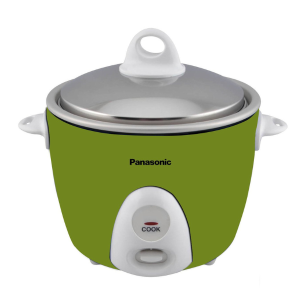 Panasonic SR-G06 0.6 Liter 300-Watt Automatic Rice Cooker Apple Green