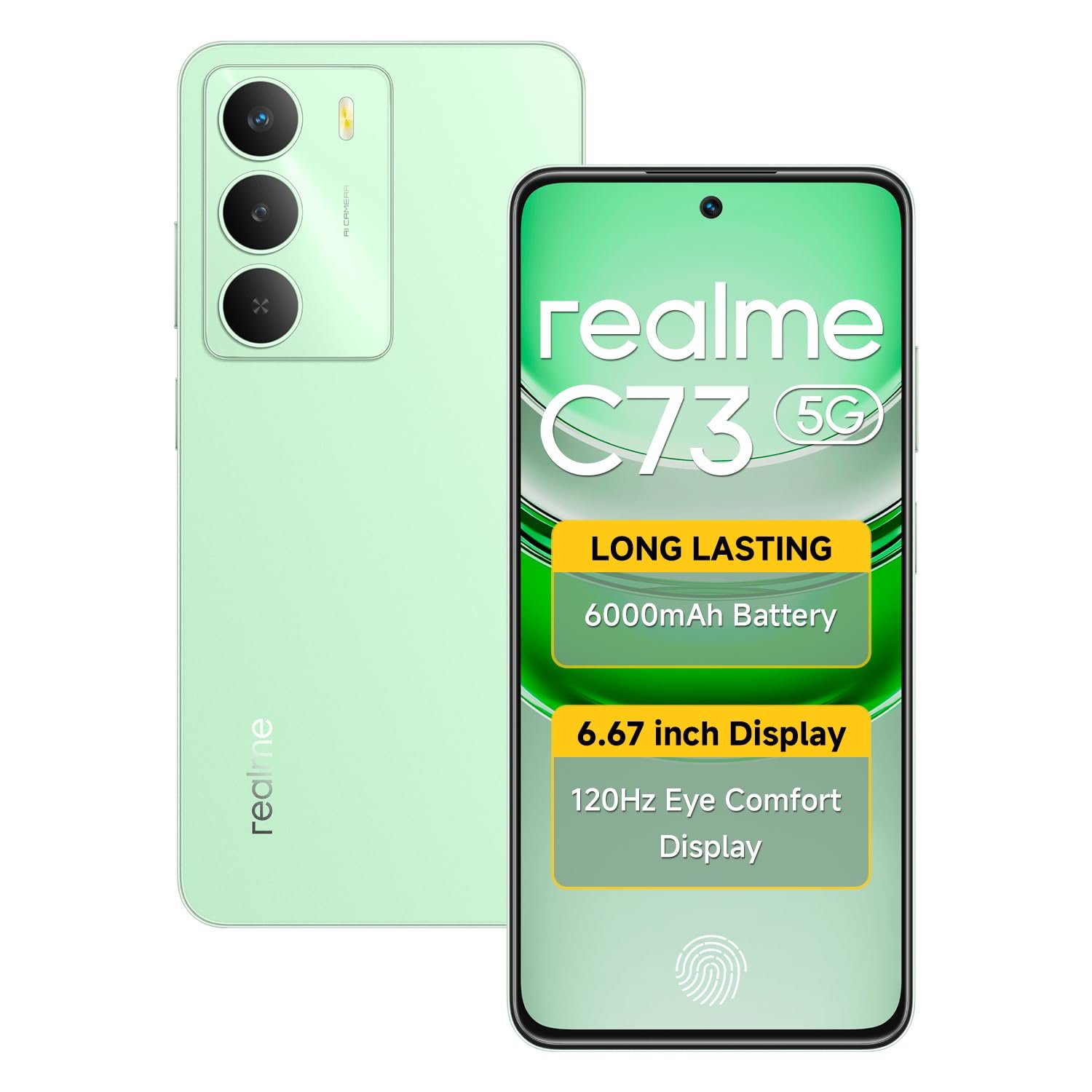 REALME C73 5G (4+64 GREEN /BLACK )