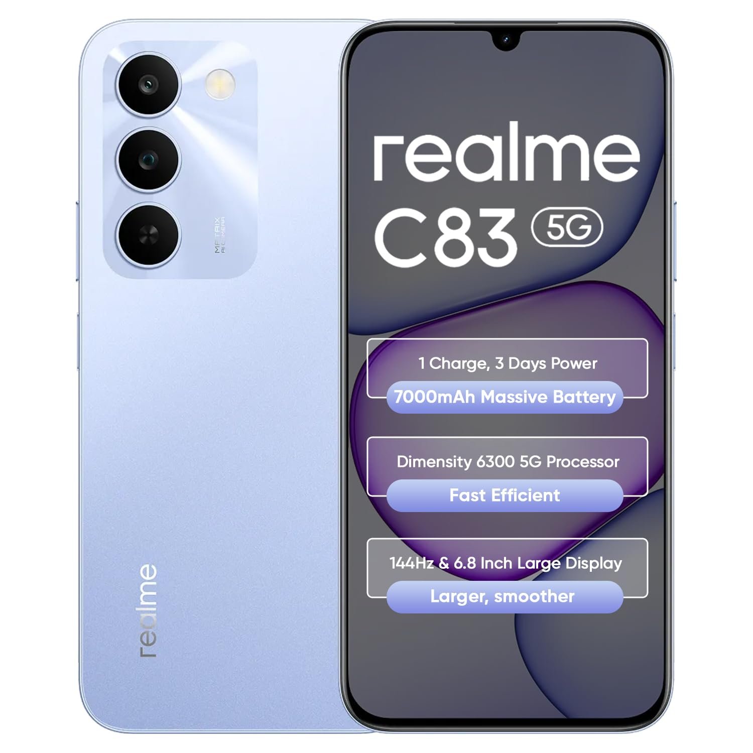 REALME C83 5G (4+128 GREEN /PURPLE )