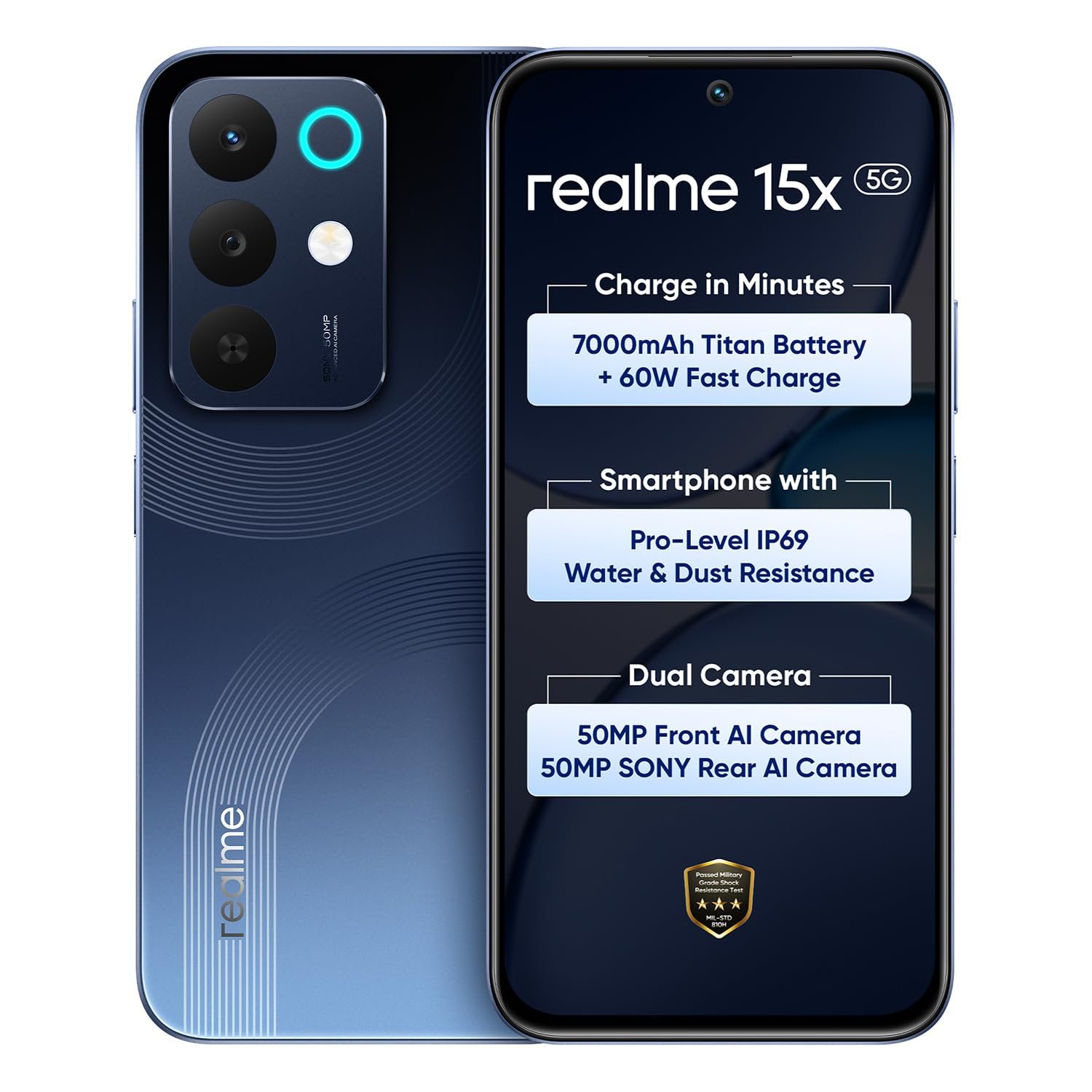 REALME 15X 5G ( 8+256 AQUA,BLUE,RED )