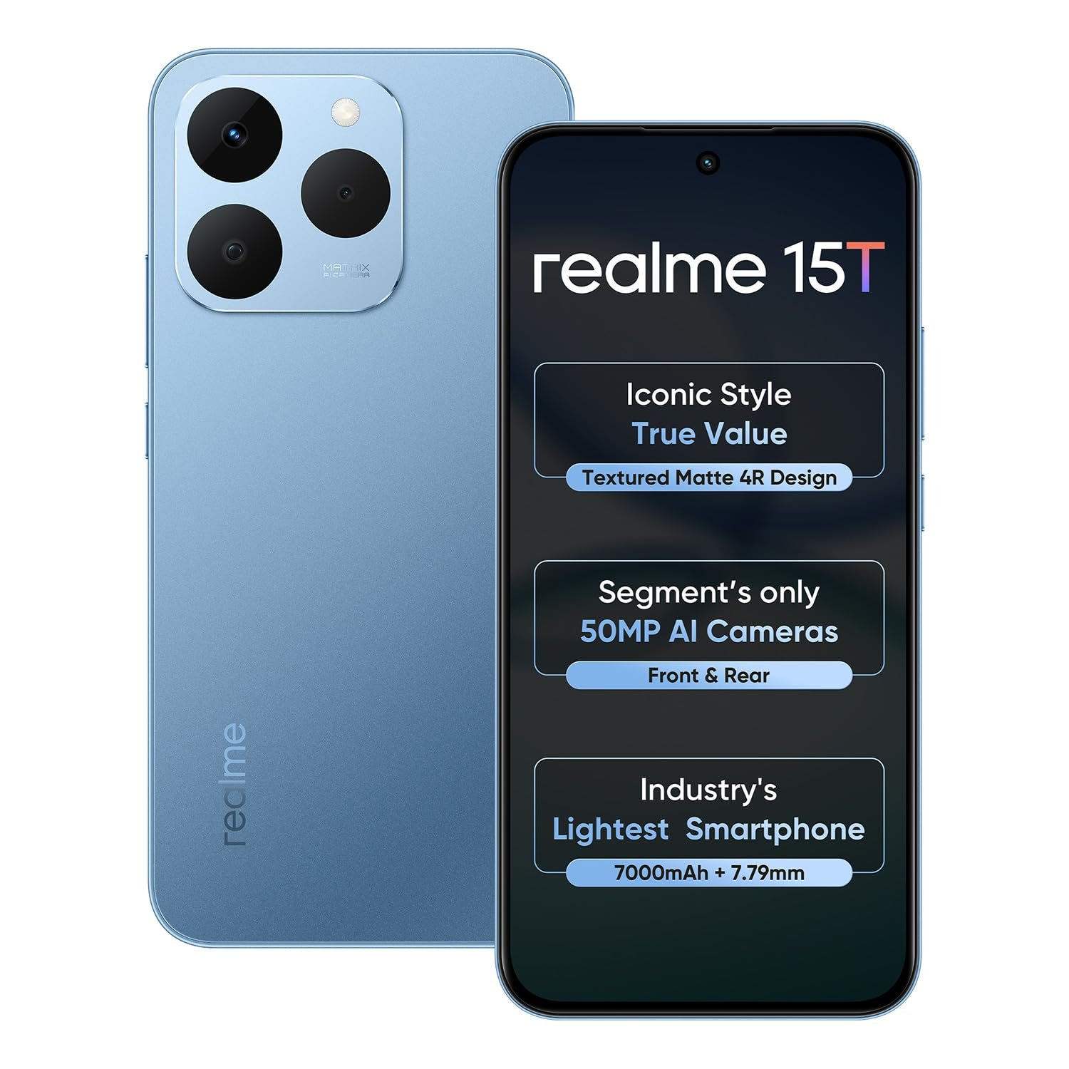 REALME 15T 5G ( 8+256 SILVER,BLUE,BLACK )