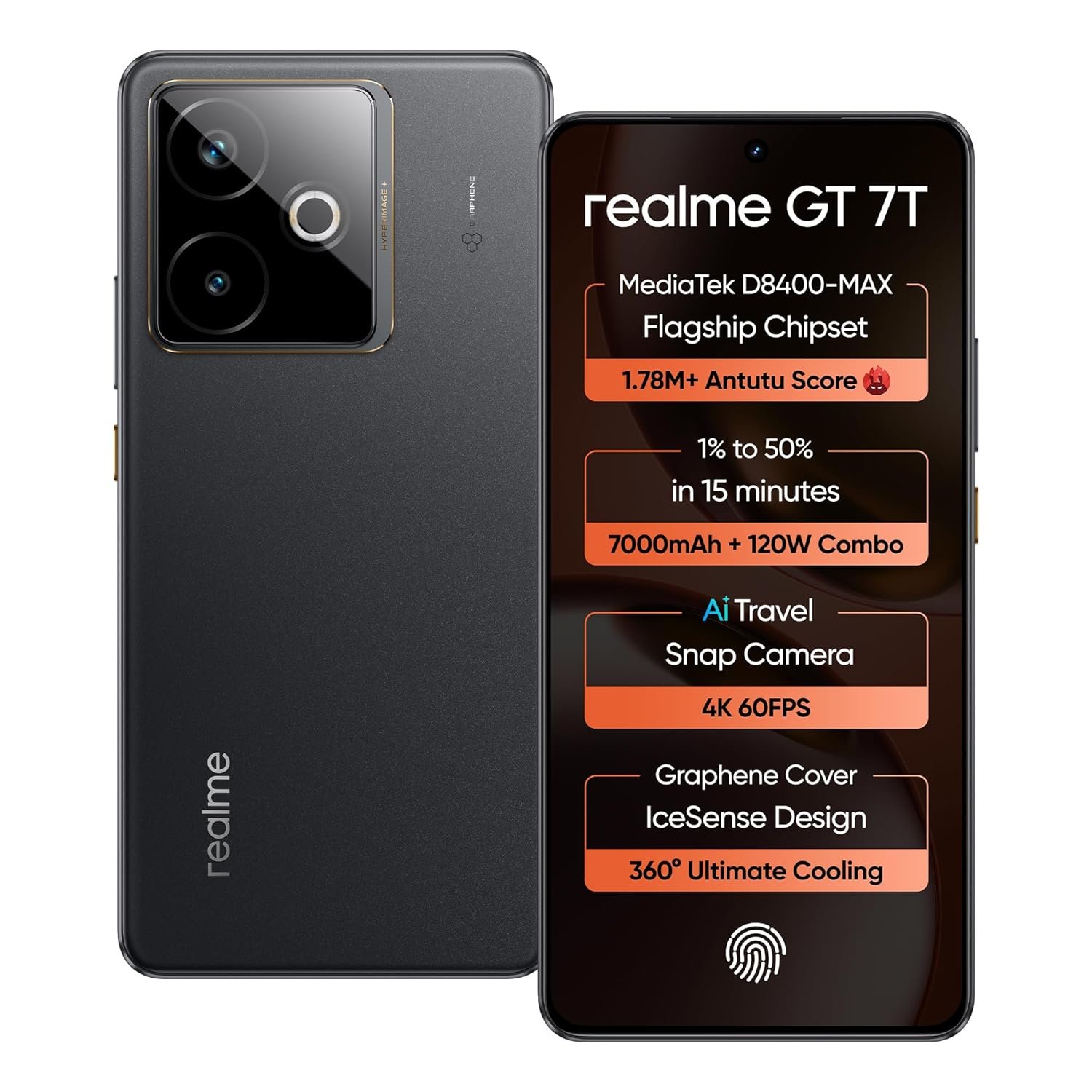 REALME GT 7T ( 8+256 BLUE,BLACK,YELLOW )