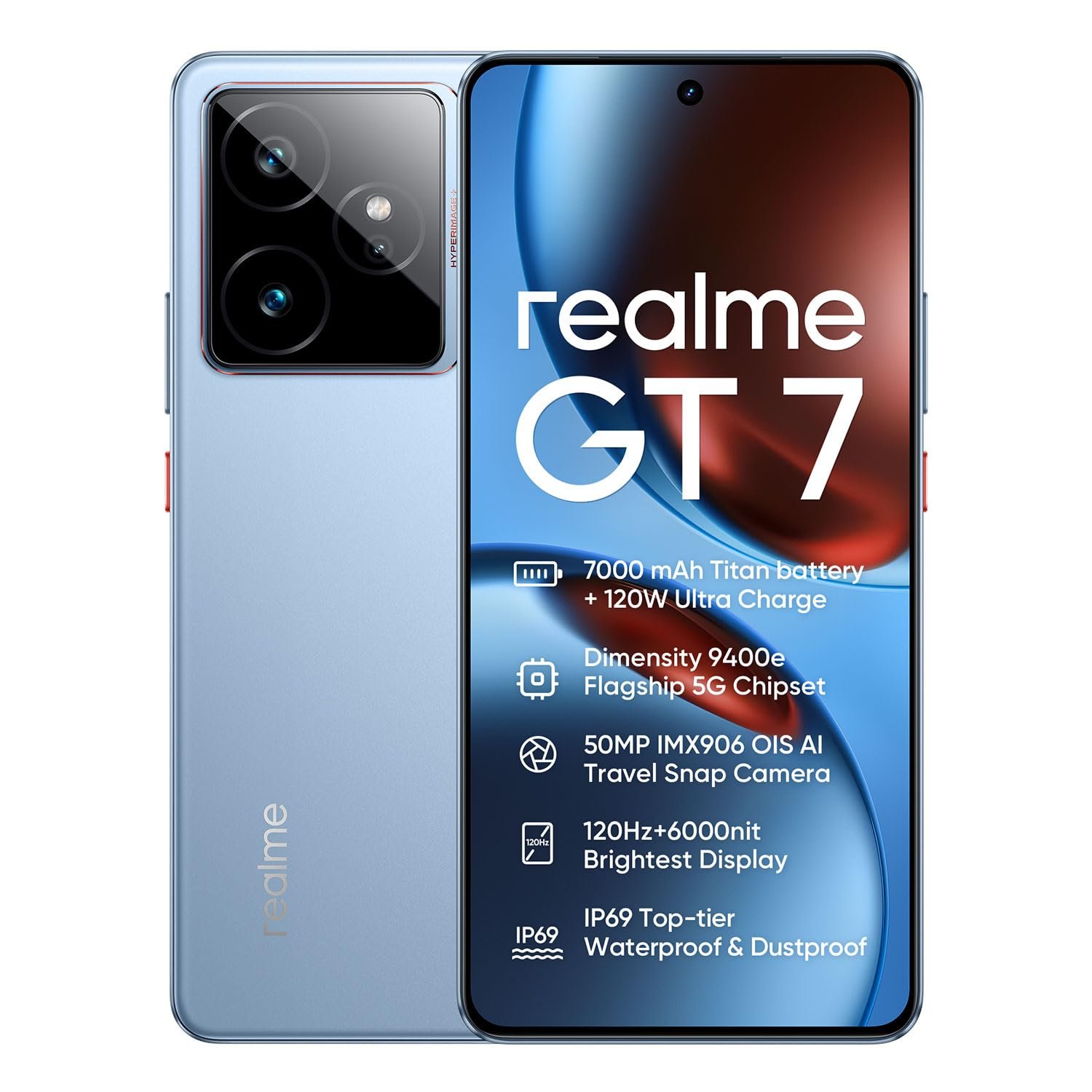 REALME GT 7 ( 12+256 BLUE,BLACK )
