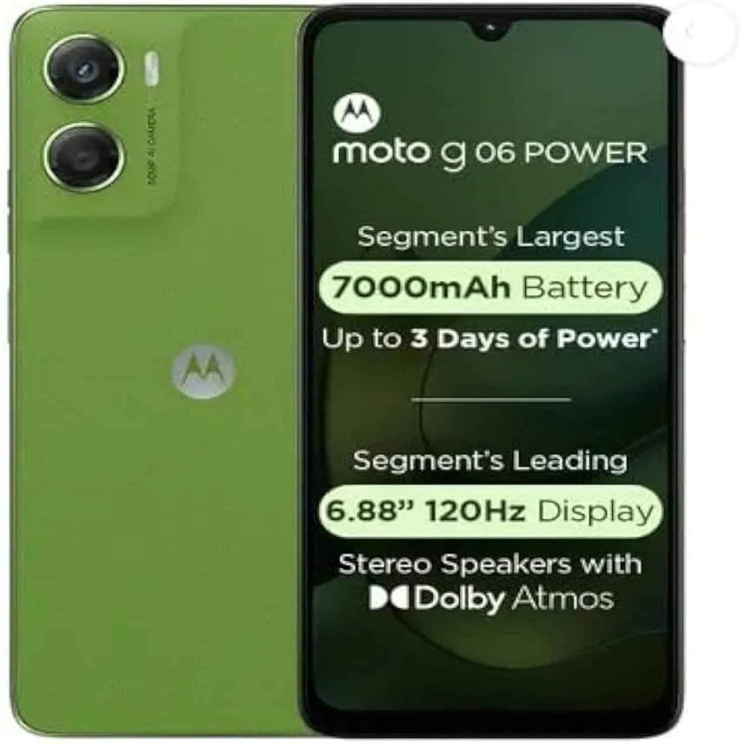MOTO G06 POWER 4G ( 4+64 BLUE, GREEN, BROWN ) 