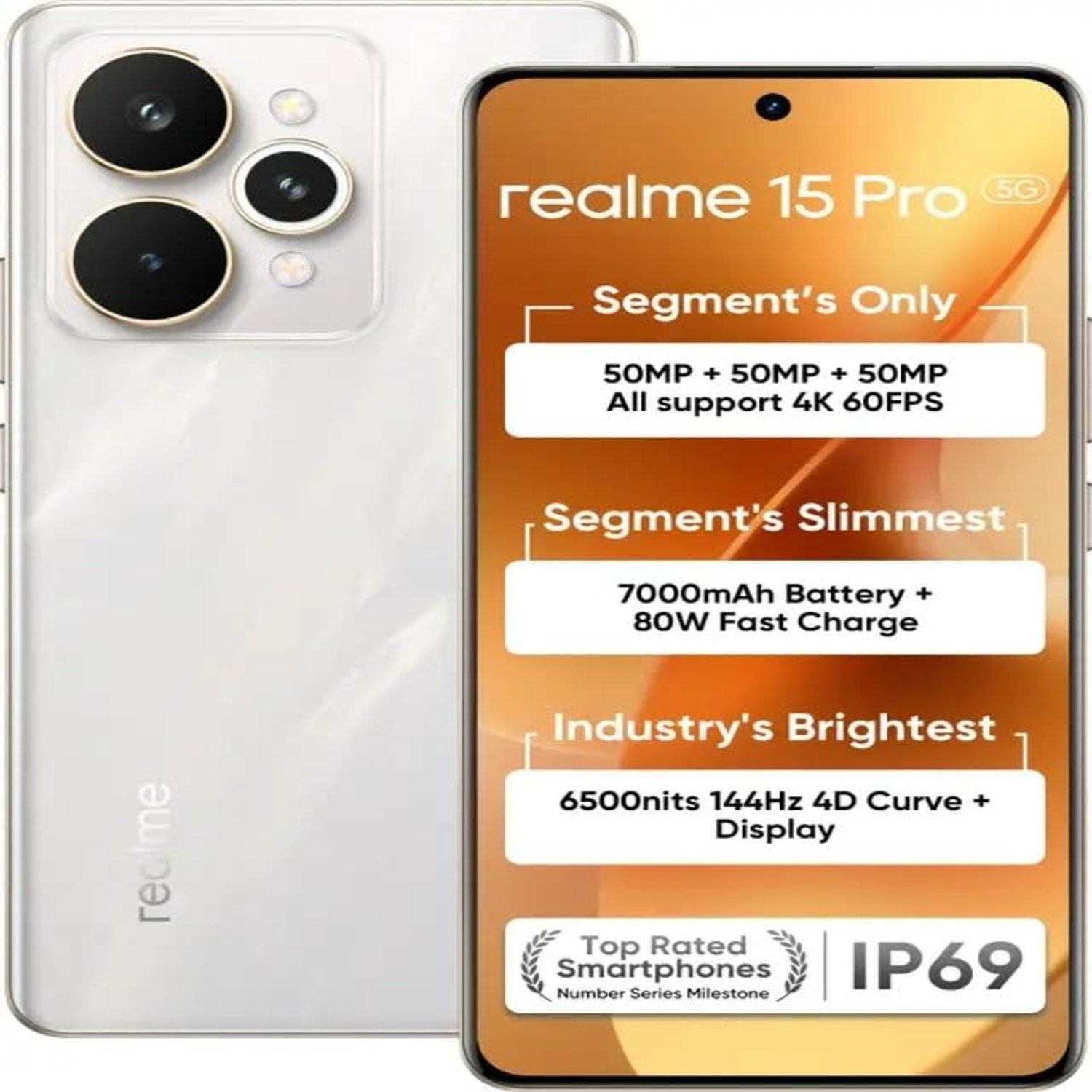 REALME 15 PRO ( 8+128 SILVER,GREEN,PURPLE )